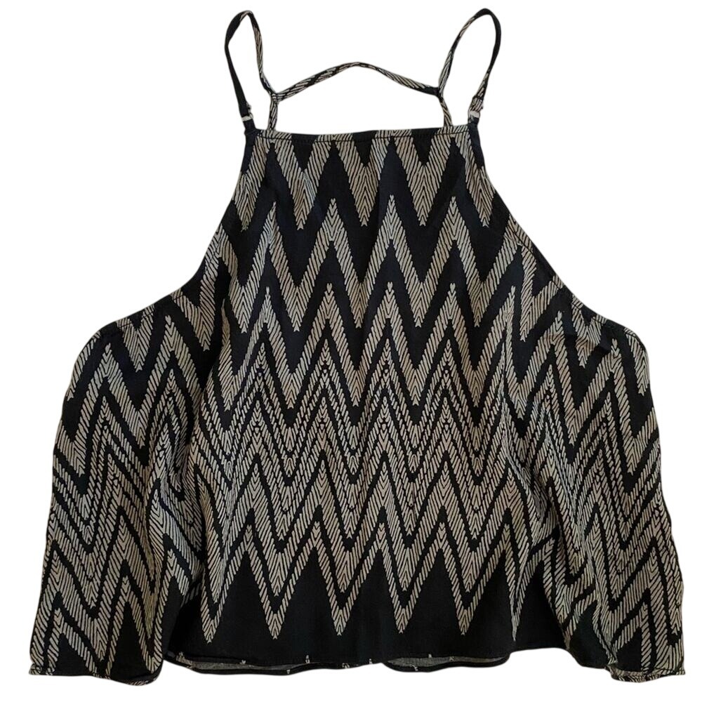 Urban Outfitters Silence + Noise Women's Cropped‎ Tank Top Small Aztec Flowy